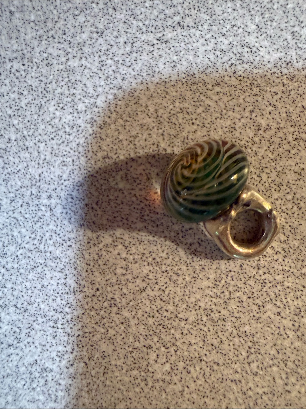 Trollbead Green Glass Bead Charm Pendant - Women's Jewelry - Picture 3 of 5